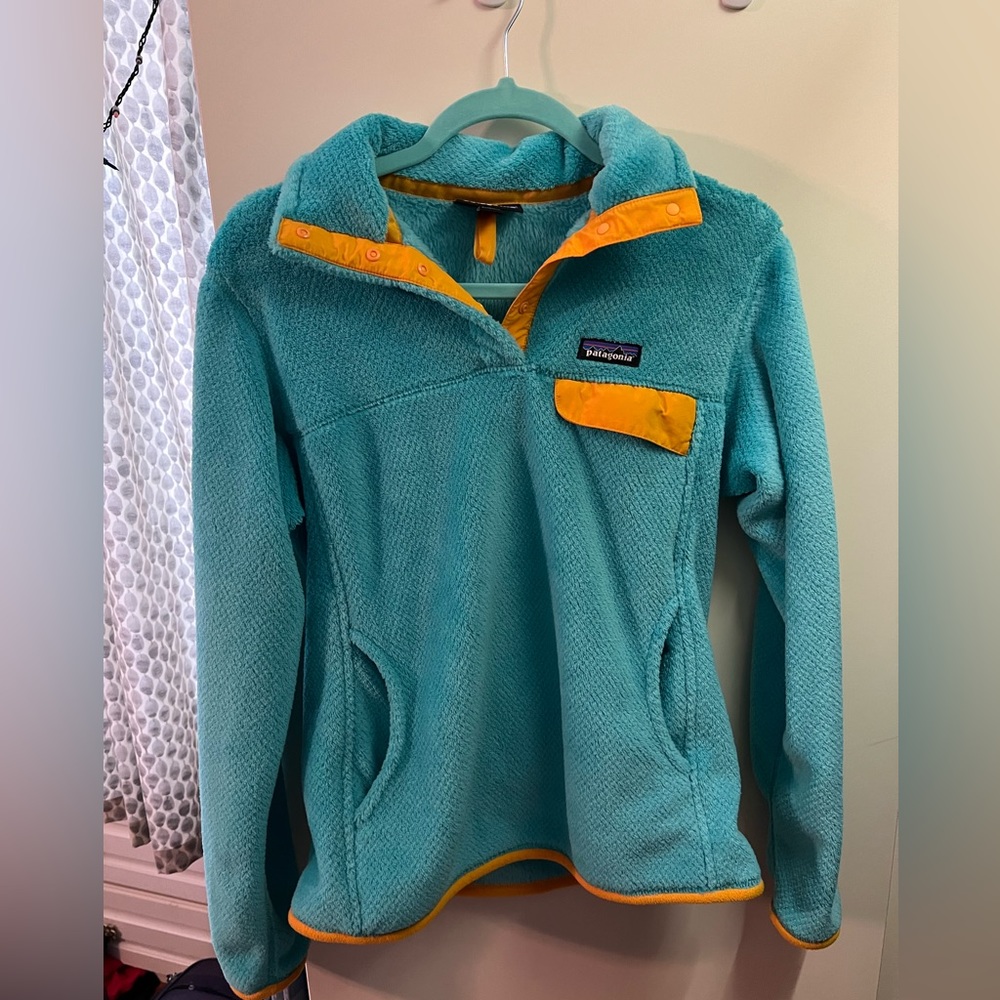 Patagonia Quarter Button-Up Sweatshirt Size M